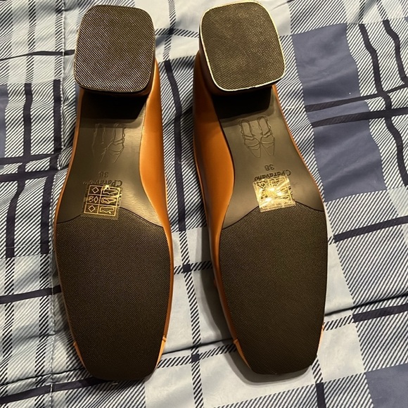 NWT C.Paravano Women's Pump | Square Toe | Closed Toe Chunky Heels - Picture 7 of 7